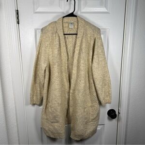 Terra & Sky Cream Cardigan‎ Sweater